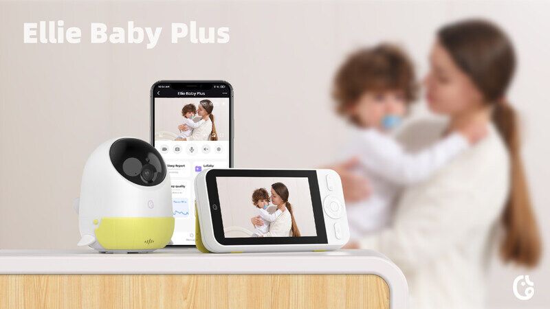 WiFi-Optional Baby Monitors : Ellie Baby Plus