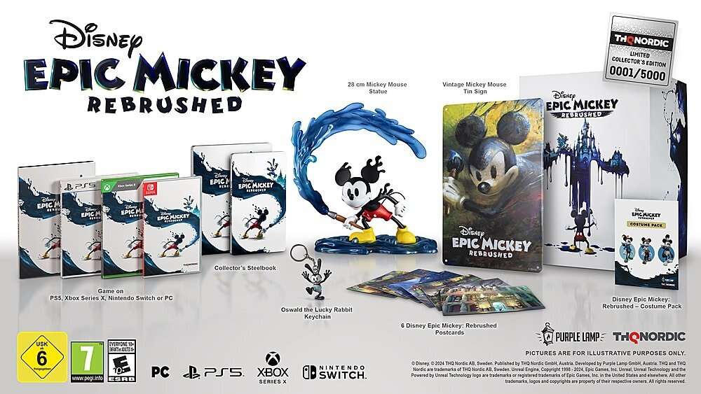 Disney Epic Mickey: Rebrushed Collector's Edition Preorders Live, Limited To 5,000
