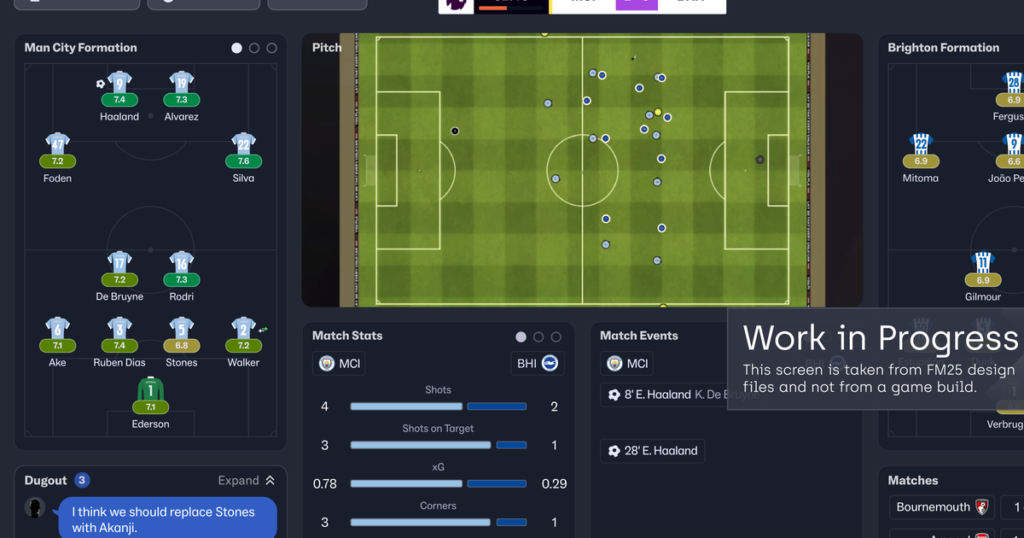 Football Manager 25 to remove Inbox, ability to hammer "Demand More" whenever you're losing