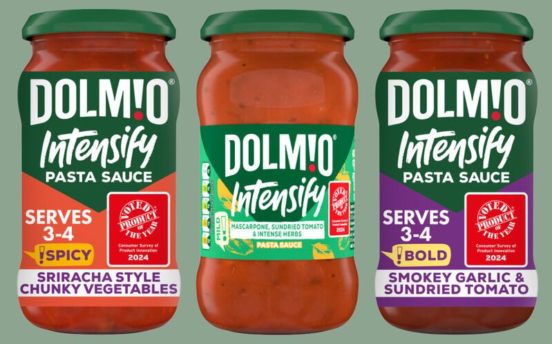 International Cuisine-Inspired Pasta Sauces : Dolmio Intensify pasta sauces