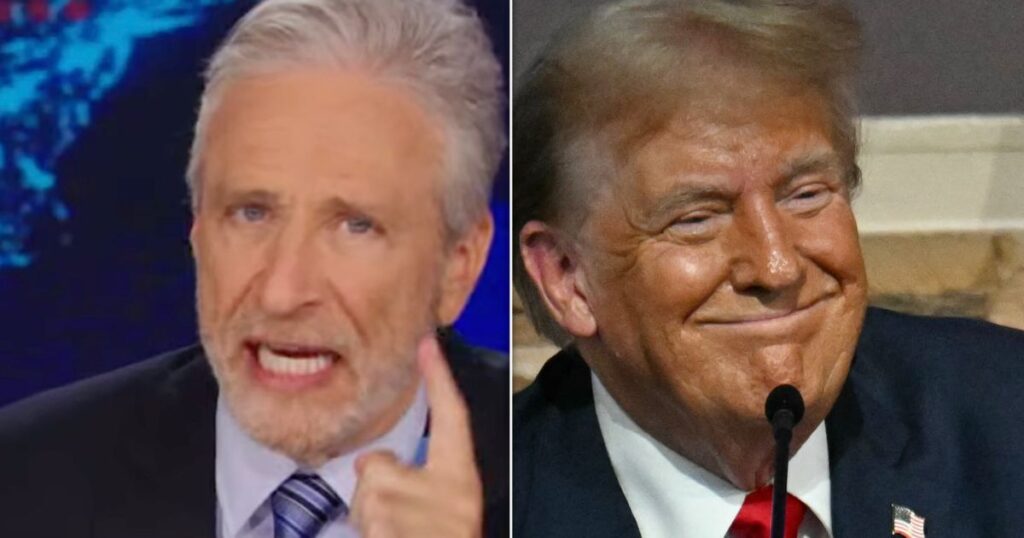 Jon Stewart Exposes 'Right-Wing Motherf**kers' Like Trump