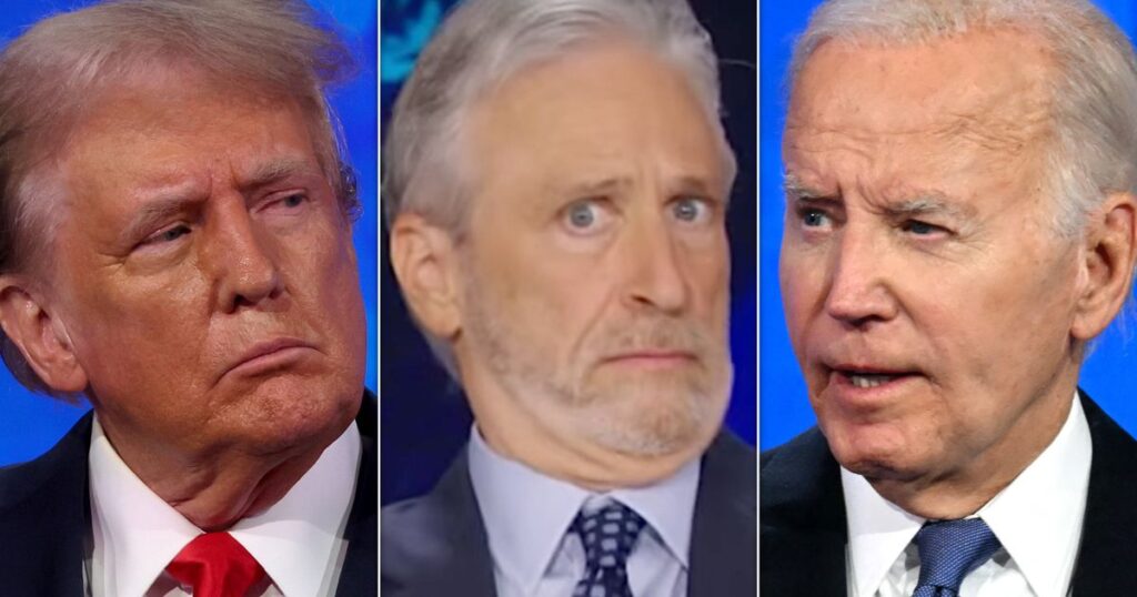 Jon Stewart Goes Ballistic After Trump-Biden Debate