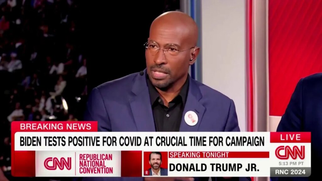 CNN's Van Jones concedes 'a bullet couldn't stop Trump' but a 'virus just stopped Biden'