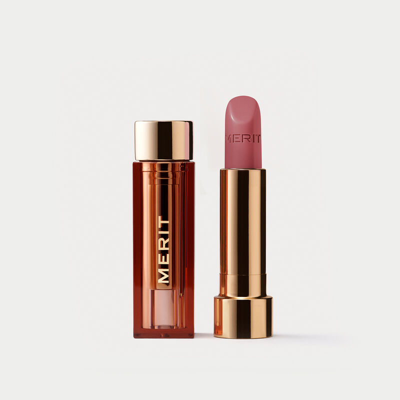 Classic Soft-Pink Lipsticks : Merit Signature Lip