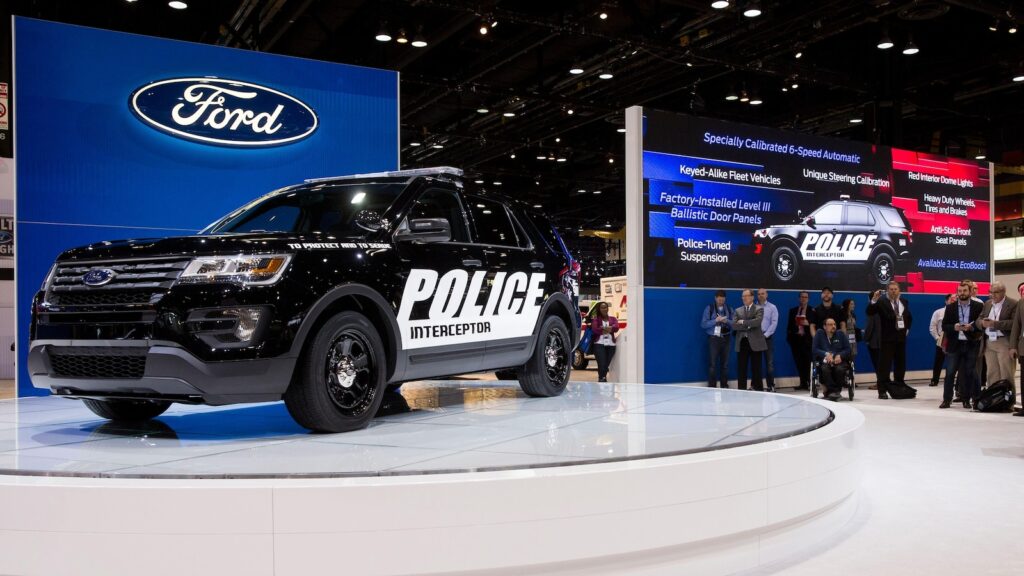 Ford recalling about 85,000 Explorer police vehicles over potential engine fires