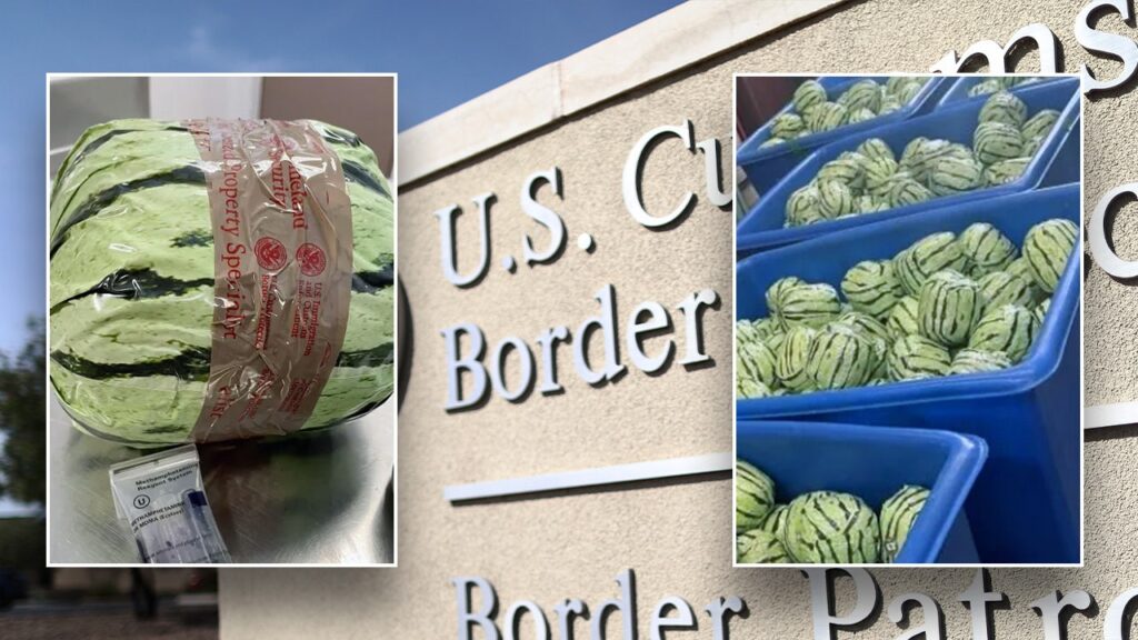 Meth worth over $5M concealed in fake watermelon packaging seized at US-Mexico border