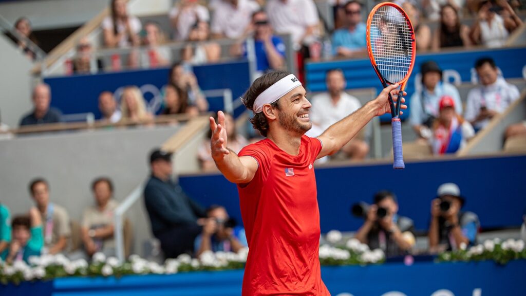 Tennis star Taylor Fritz talks 'awesome' Olympics, self-imposed pressure, what may make sport 'more exciting'