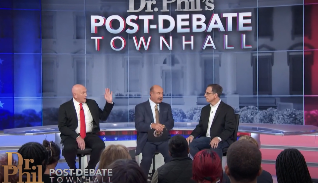 Body language experts tell Dr. Phil ABC News debate moderators were hostile to Trump: 'Thumb on the scale'