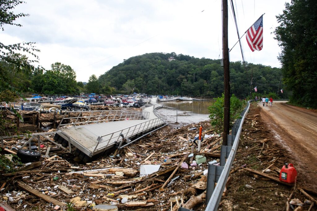 Hurricane Helene wreaks havoc across Asheville, NC; National Guard deployed, 119 rescued