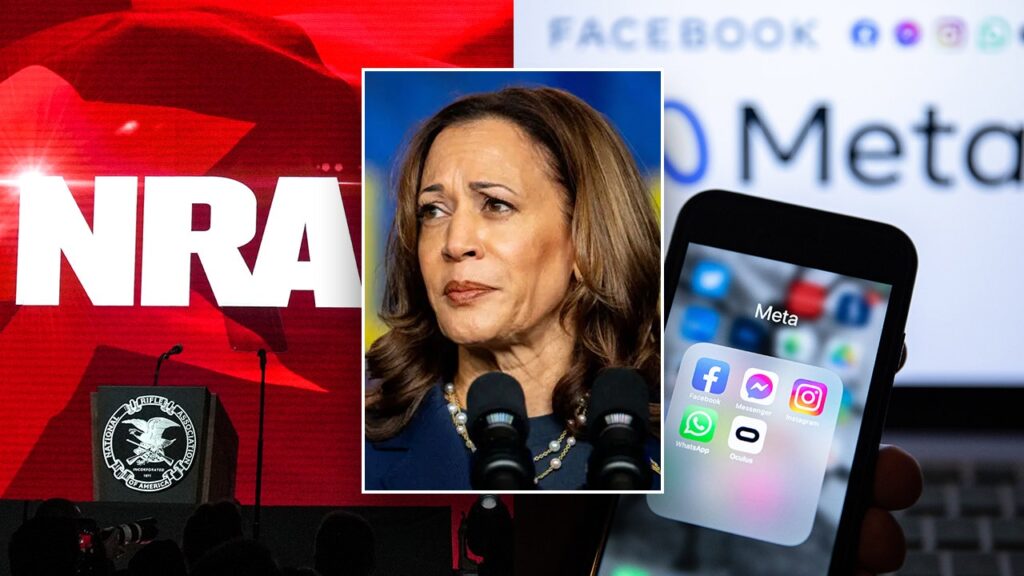 NRA accuses Meta of 'election interference' after labeling posts hitting Harris 'false information'