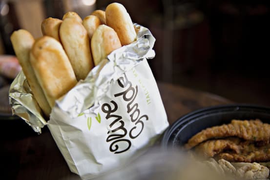 Olive Garden Breadsticks Hitch a Ride With Uber in Delivery Deal