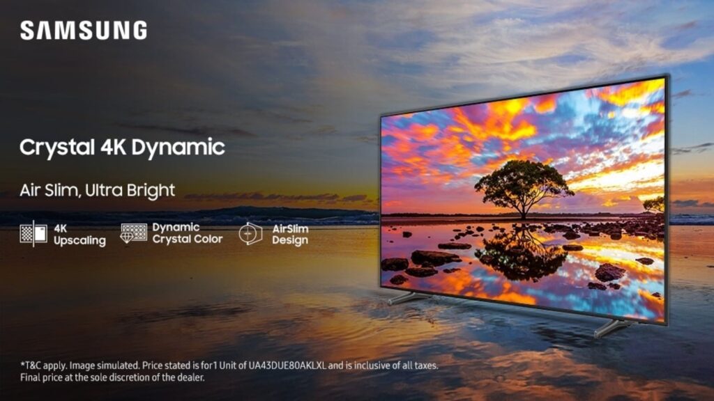 Samsung Crystal 4K Dynamic TV launched at Rs. 41,990 in India: Check features and availability