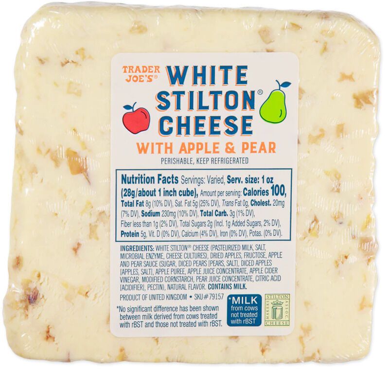 White Stilton Cheese with Apple & Pear