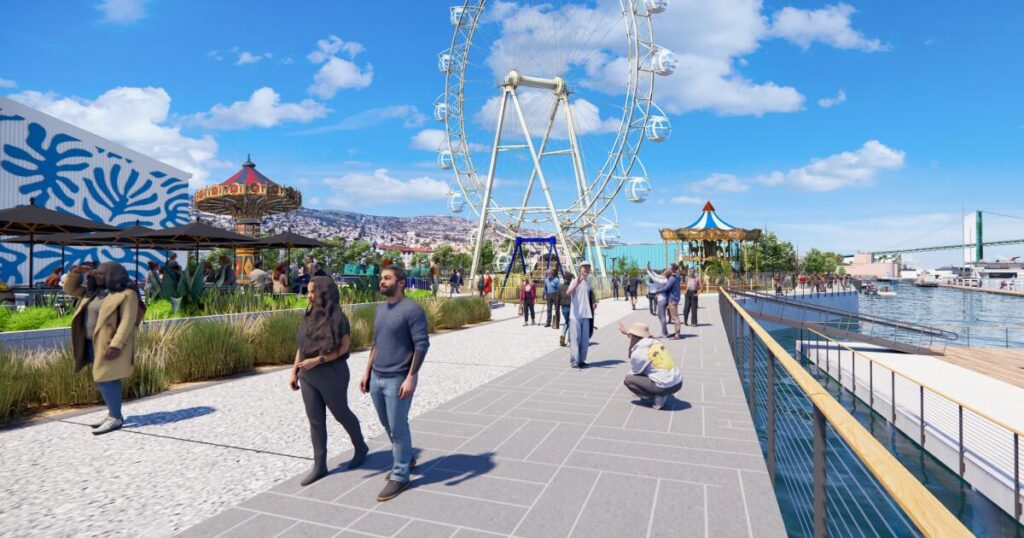 A towering Ferris wheel to be part of San Pedro's West Harbor