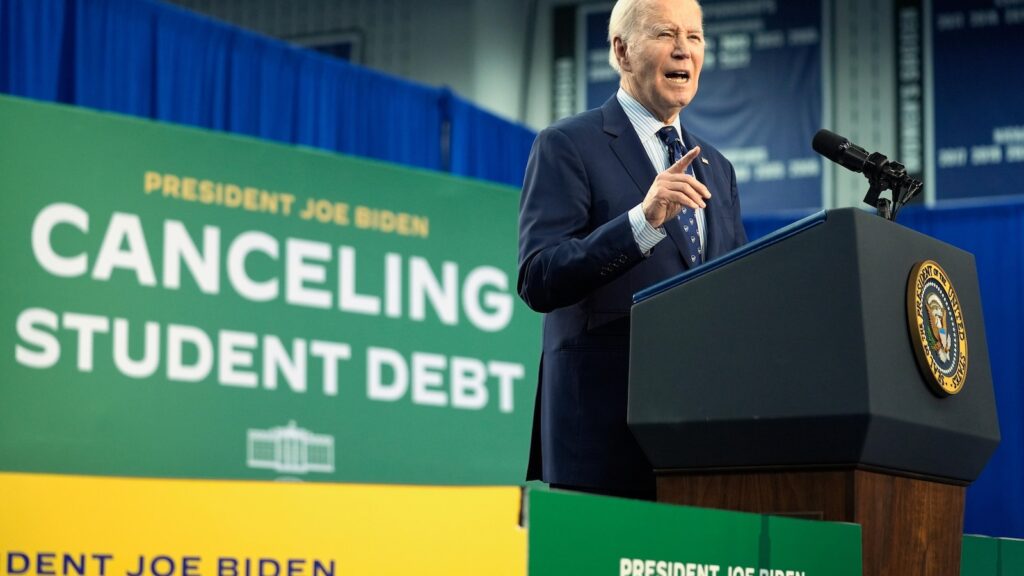 Biden's student loan cancellation is put on hold again after day of legal whiplash