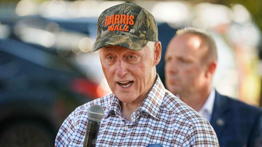 Bill Clinton campaigns for Kamala Harris in Georgia, North Carolina