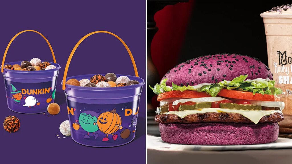 Burger King and Dunkin' debut new Halloween menu items