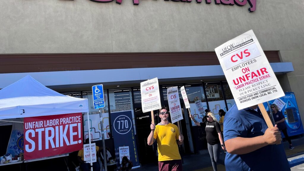 CVS workers strike at 7 Southern California stores for better pay and health care