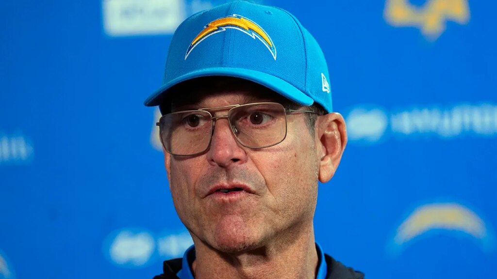 Chargers' Jim Harbaugh explains heart issue that led to his brief exit from game vs Broncos