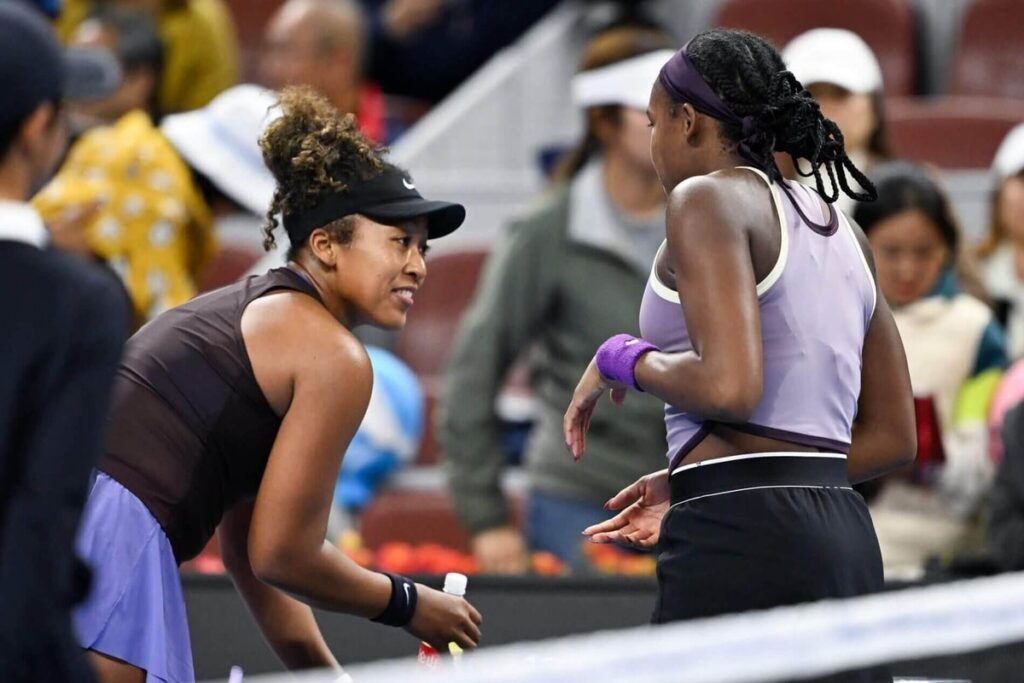 Coco Gauff and Naomi Osaka meet at a tennis coaching crossroads in Beijing