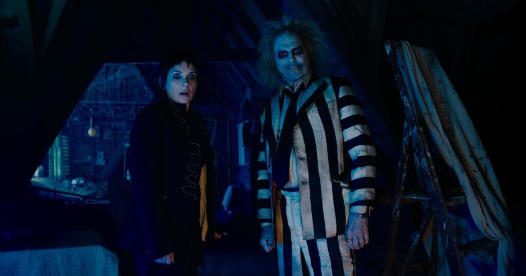 How 'Beetlejuice Beetlejuice' went back to the basics with practical effects