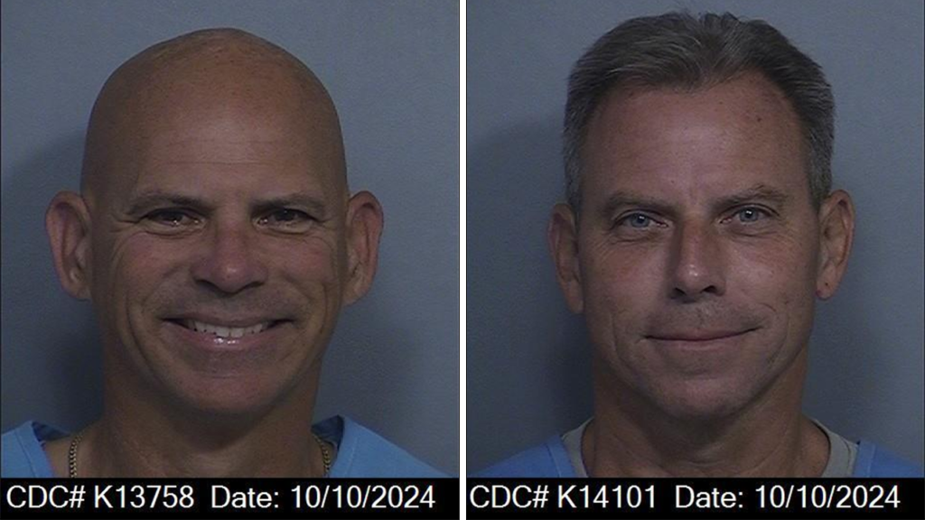 Menendez brothers all smiles in latest mugshots as DA recommends resentencing