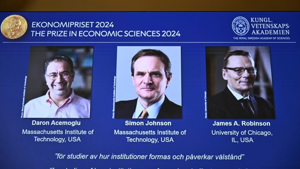 Nobel economics prize is awarded for research into why countries succeed or fail