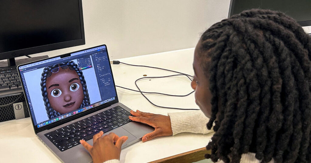 Young designers push for new emojis with Black, mixed-race hairstyles