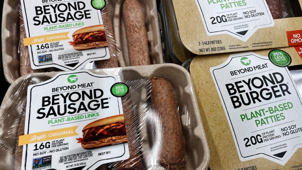 Beyond Meat reverses revenue slide by raising prices on its plant-based products