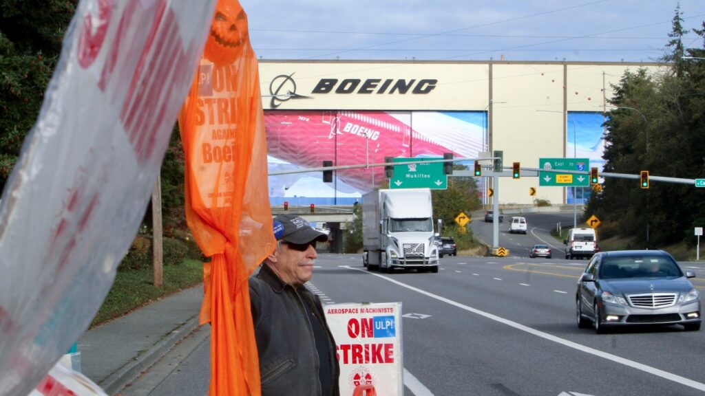 Boeing says it will take several weeks to resume production of planes after the strike