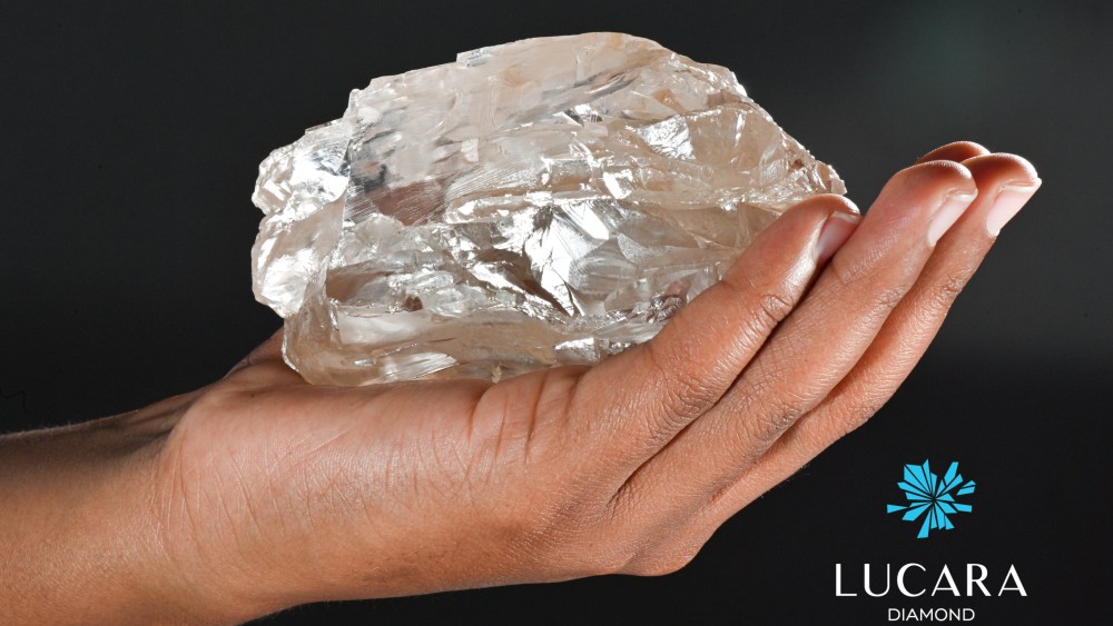 The 2,492 carat Lucara Diamond.