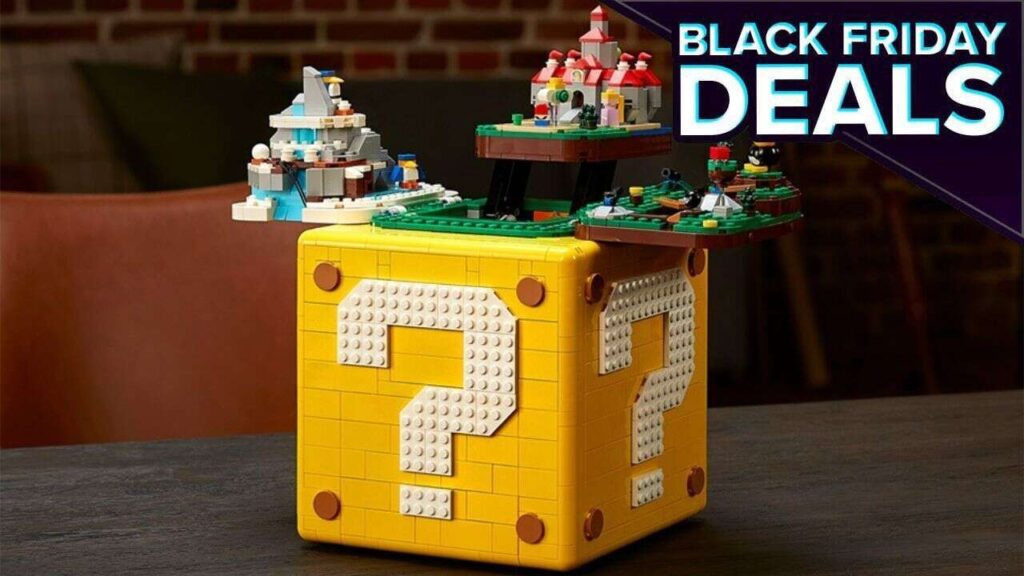 Lego Mario Question Block Model Set Gets Black Friday Deal At Amazon And Walmart