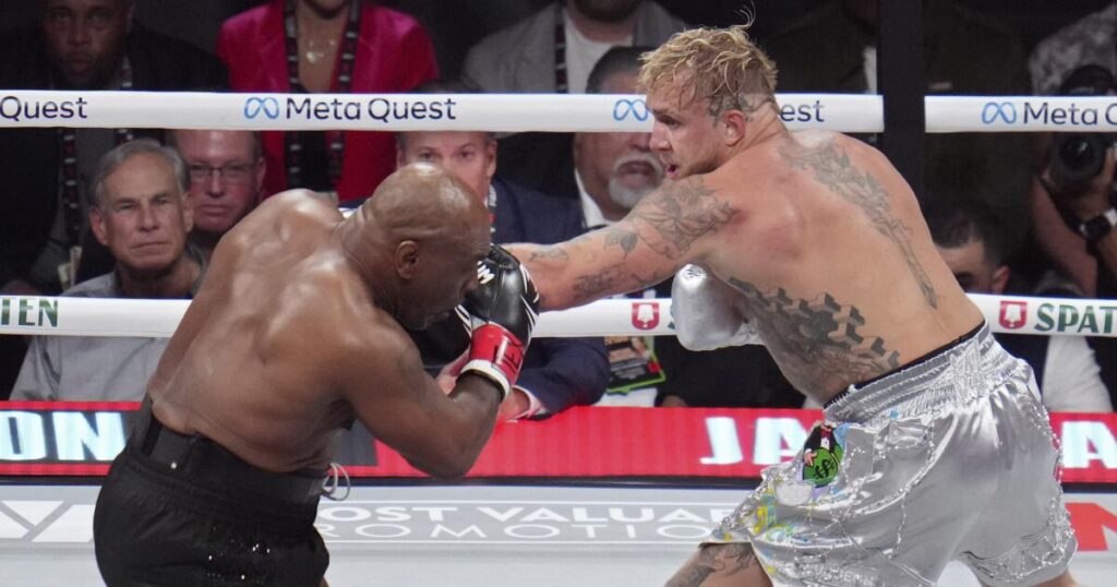 Mike Tyson vs. Jake Paul has biggest U.S. gate outside of Vegas