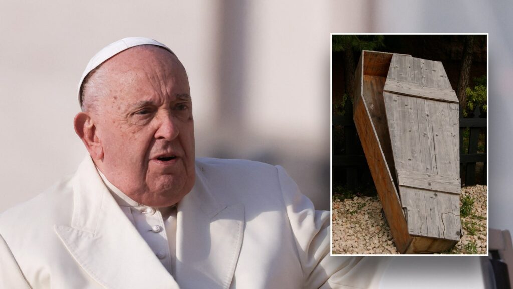 Pope Francis rejects tradition, opts for humble wooden casket and burial outside Vatican