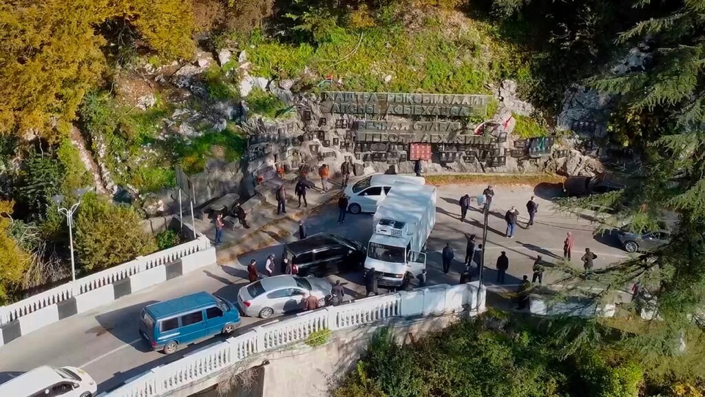 Protests blocking bridges in Georgian separatist region of Abkhazia end