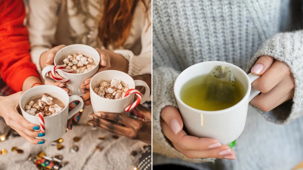 Some types of cocoa, and green tea, can help the body after eating fatty foods