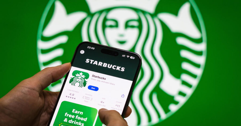 Starbucks app goes down, customers complain