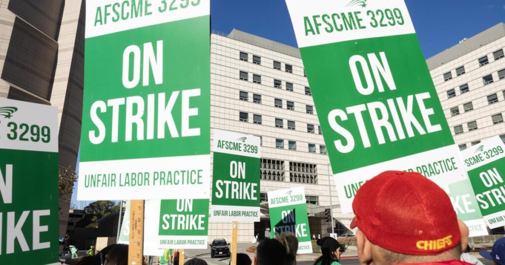 Union representing UC service workers launches two-day strike