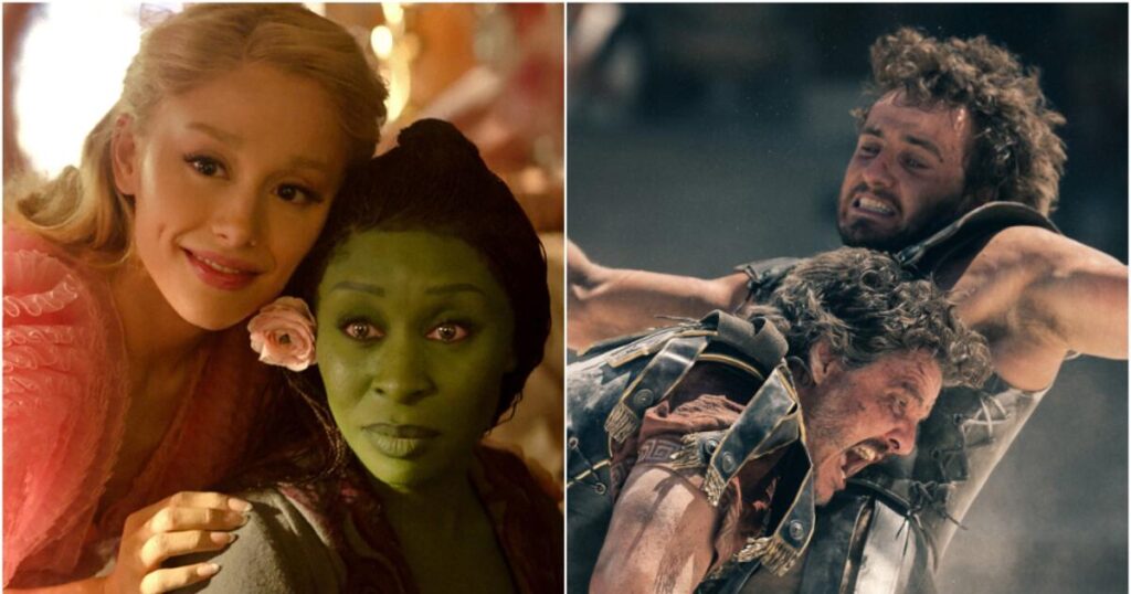 'Wicked' and 'Gladiator II' jolt the box office with a combined $170 million