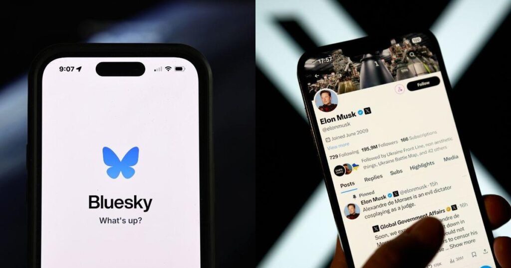 Bluesky says users weary of X's "partisan microphone" are using its service. Here's what to know.