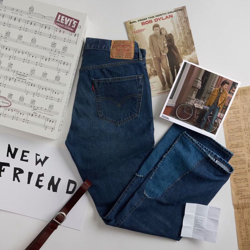 Singer-Inspired Jeans : Bob Dylan's custom jeans