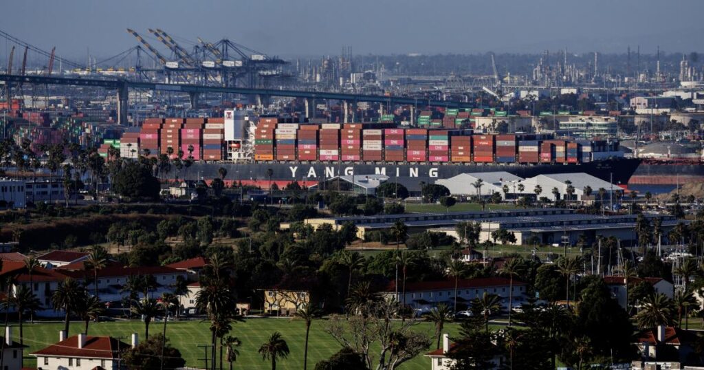 The Port of Los Angeles is expecting a record December