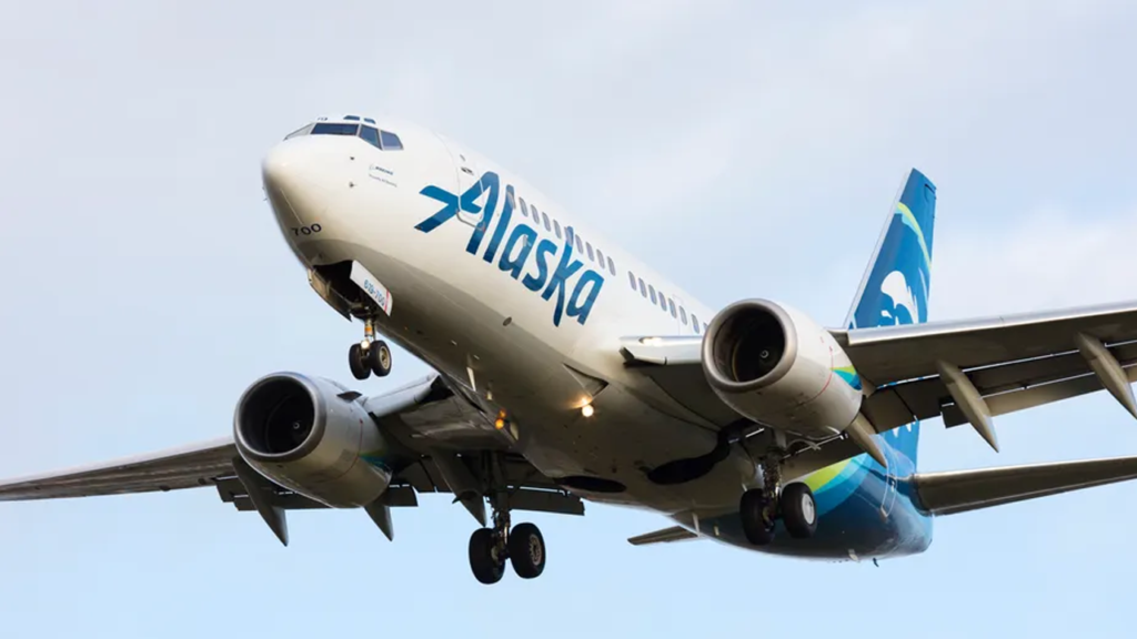 Woman climbed out of Alaska Airlines plane onto wing due to 'anxiety'