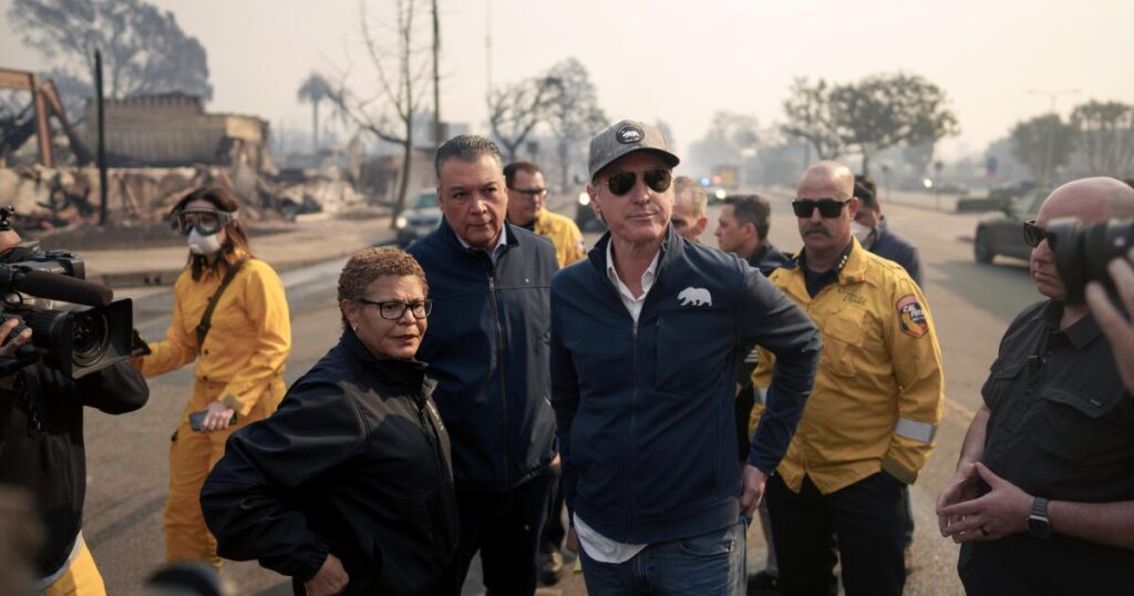 5 major banks offer mortgage relief in fire-ravaged L.A. areas, Newsom says