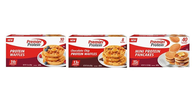 Premier Protein Frozen Protein Waffles, Pancakes