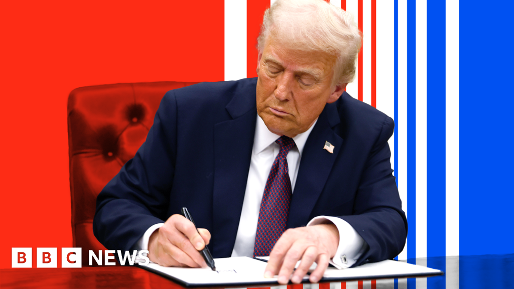 What executive orders has Trump signed after taking office?